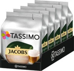 TASSIMO Jacobs Typ Latte Macchiato Classico T Discs Kapsel 5 X 8 Getränke)