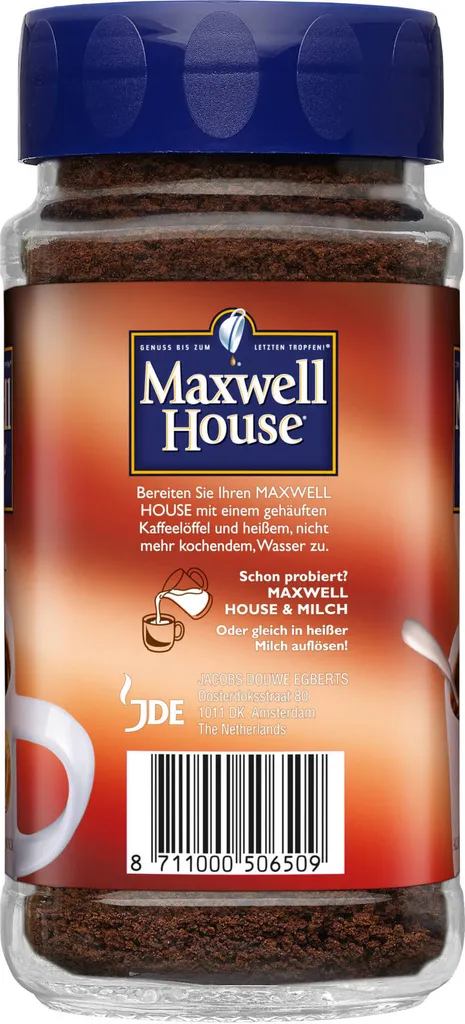 MAXWELL HOUSE Klassisch 6 X 200 G Gläser Löslicher Kaffee Instantkaffee – Bild 3