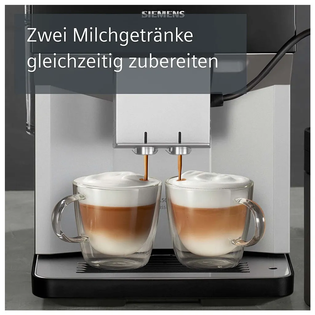 Siemens Kaffeevollautomat EQ.500 Classic, Silber TP505D01 (Kaffeemaschine) – Bild 13