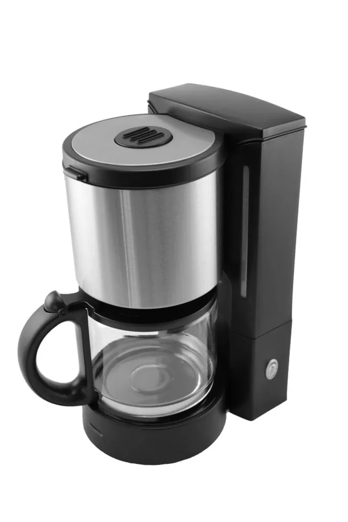 GUTFELS KA 8101 Swi Kaffeemaschine | Glaskanne | 4 Bis 10 Tassen Fassungsvermögen | 1080 W Leistung | Edelstahl | Schwarz – Bild 2
