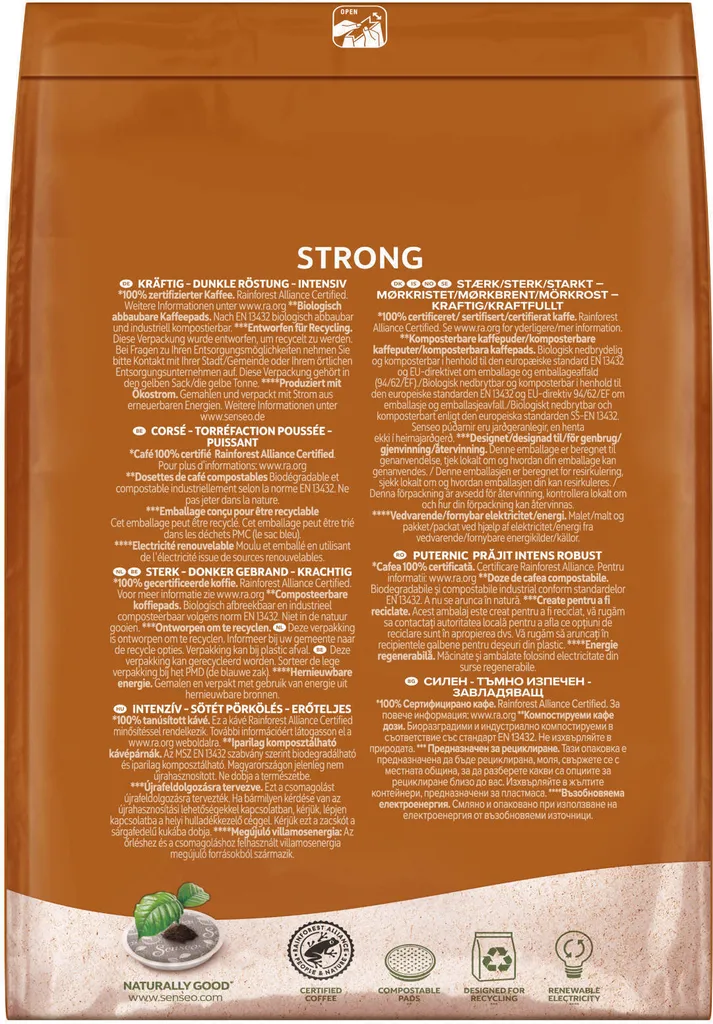 SENSEO Pads Strong Senseopads 240 Getränke Kaffeepads XXL Pack – Bild 5