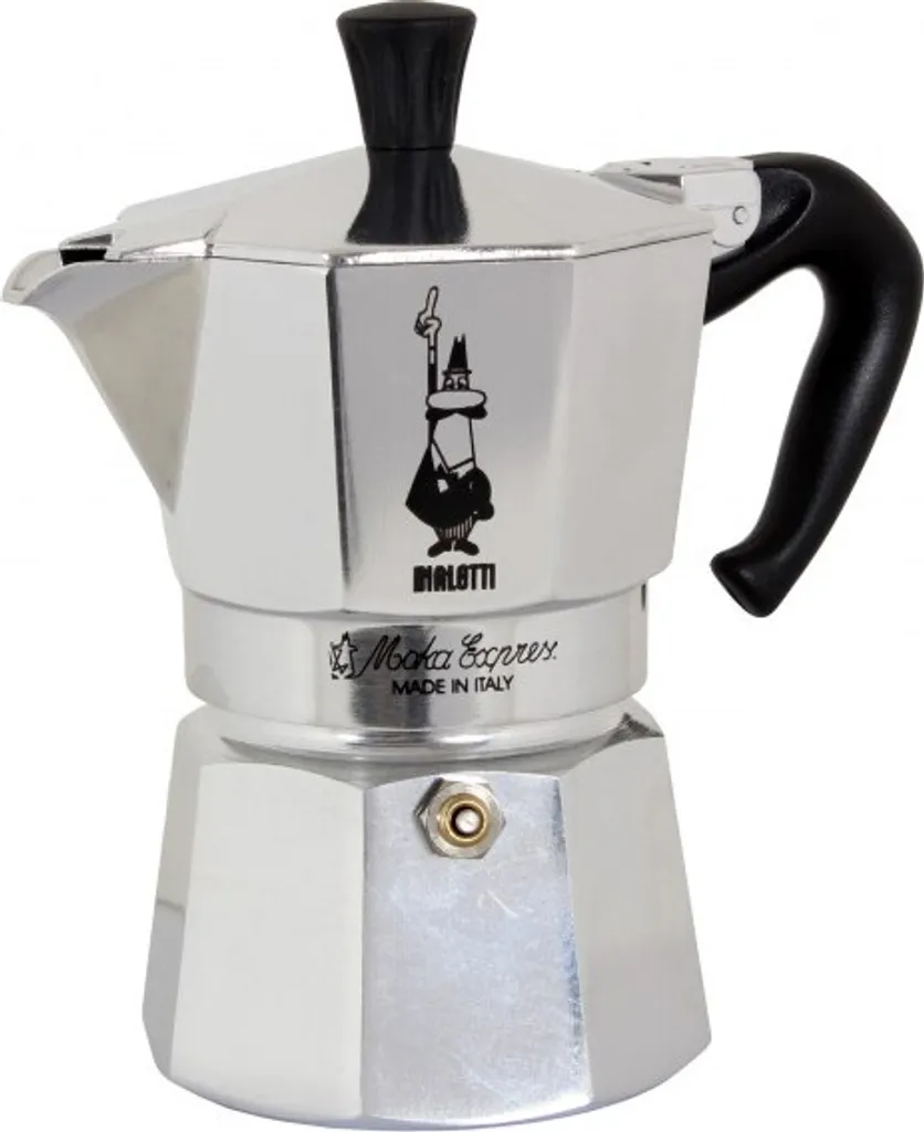 Bialetti Moka Express - 3 Tassen Espressokocher