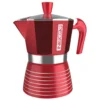 ESPRESSOKOCHER Aluminium Für 3 Tassen Espresso Maker PEDRINI INFINITY RED