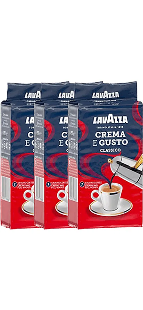 Lavazza Crema E Gusto 3 X 250g Gemahlen