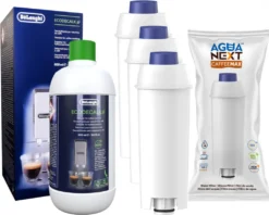 3x Ersatzt-Wasserfilter + Delonghi 500ml EcoDecalk Entkalk Von Wesper Kompatible Mit DeLonghi ECAM 45.366.B