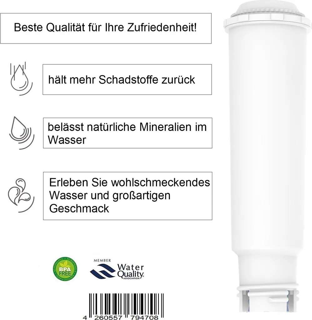 3 X Wasserfilter HW-005 Filterpatrone Für Melitta Kaffeevollautomat + 10 Tabs Neuheit – Bild 6