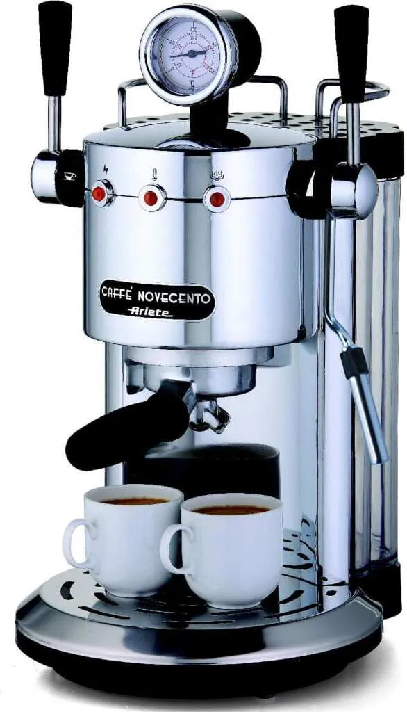 Ariete Espressomaschine Caffe Novecento 1105 W Silbern