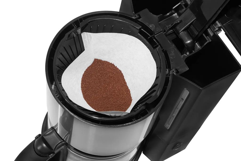 GUTFELS KA 8101 Swi Kaffeemaschine | Glaskanne | 4 Bis 10 Tassen Fassungsvermögen | 1080 W Leistung | Edelstahl | Schwarz – Bild 3