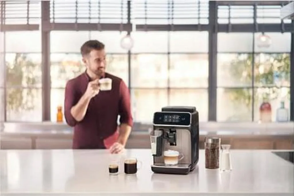 PHILIPS CAFT2235 / 40 / PHI - Automatische Espressomaschine Mit Mahlwerk - 3 Getränke - LatteGo - Touchscreen - Zinkbraun – Bild 3