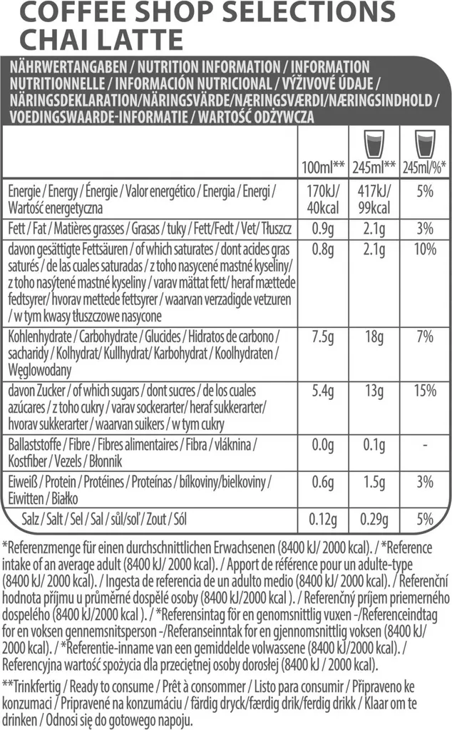 TASSIMO Coffee Shop Selections Chai Latte Tee T Discs Kapseln 5 X 8 Getränke – Bild 6