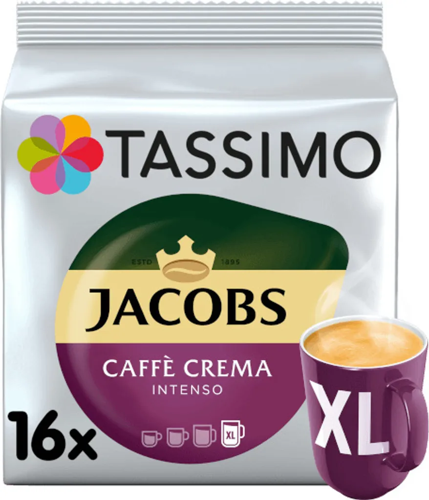 Tassimo Jacobs Caffè Crema Intenso XL | 16 T Discs, Kaffeekapseln – Bild 7