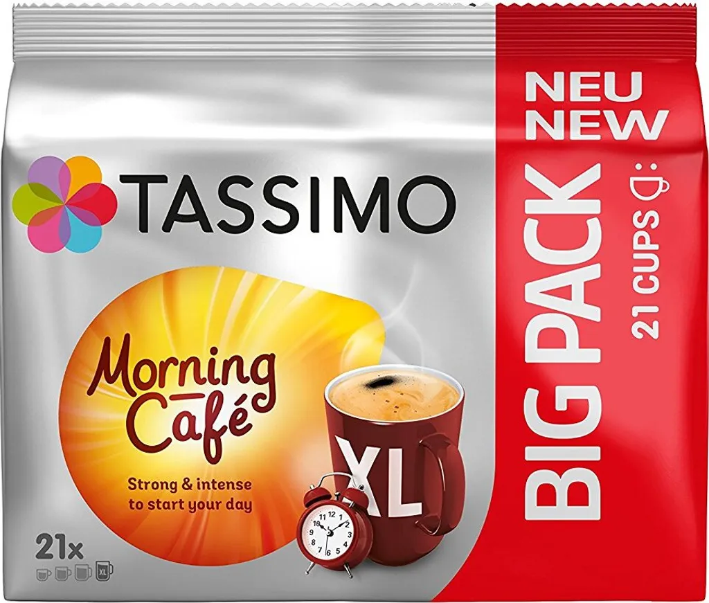 TASSIMO Morning Café XL 5er Pack T Discs Kaffee Kapseln 5 X 21 Getränke Big Pack – Bild 2