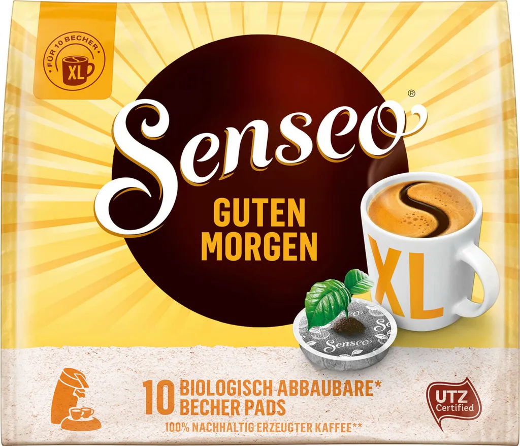 SENSEO Pads Guten Morgen XL Senseopads UTZ 5 X 10 Kaffeepads – Bild 2