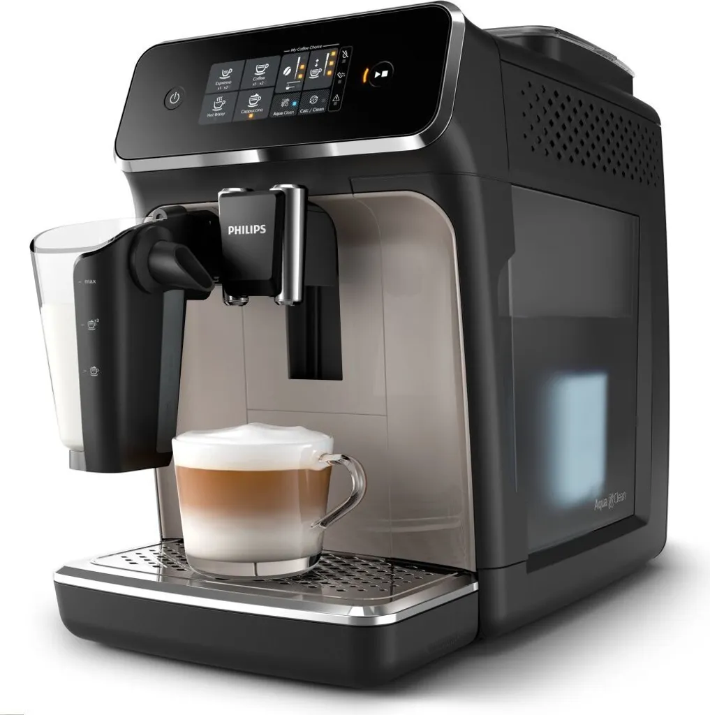 PHILIPS CAFT2235 / 40 / PHI - Automatische Espressomaschine Mit Mahlwerk - 3 Getränke - LatteGo - Touchscreen - Zinkbraun – Bild 6