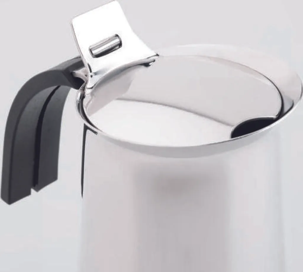 Bialetti Kitty 0,23 L Schwarz, Edelstahl - Italienische Kaffeemaschinen (0,23 L, Schwarz, Edelstahl, 4 Tassen, Edelstahl, Kitty, 1 Stück(e)) – Bild 4