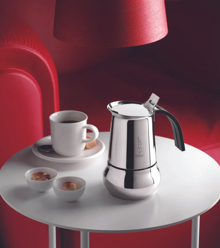 Bialetti Kitty 0,23 L Schwarz, Edelstahl - Italienische Kaffeemaschinen (0,23 L, Schwarz, Edelstahl, 4 Tassen, Edelstahl, Kitty, 1 Stück(e)) – Bild 2