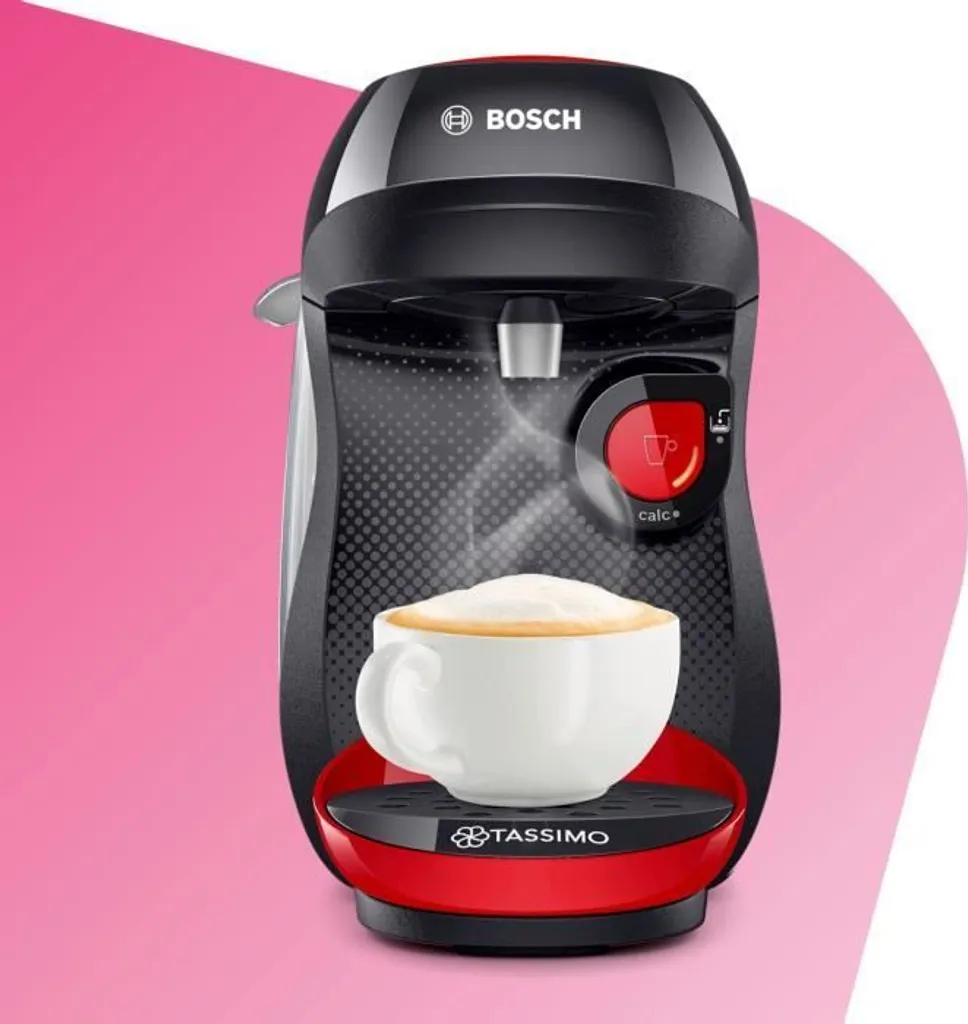 TASSIMO Kaffeekapselmaschine Happy TAS1003, Rot – Bild 16