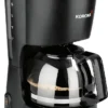 KORONA Kaffeeautomat Glas 5 Tassen Schwarz
