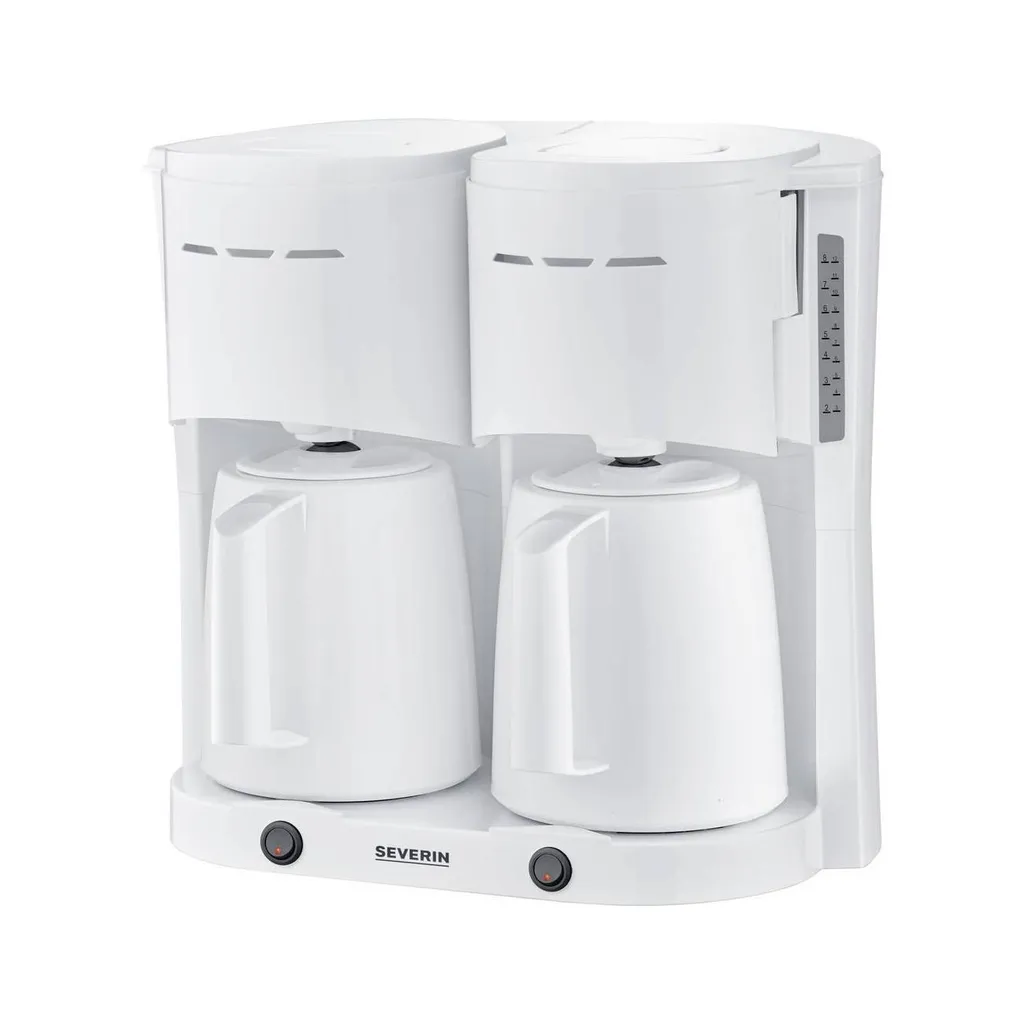 SEVERIN Duo-Filterkaffeemaschine KA 5830 Weiß – Bild 4