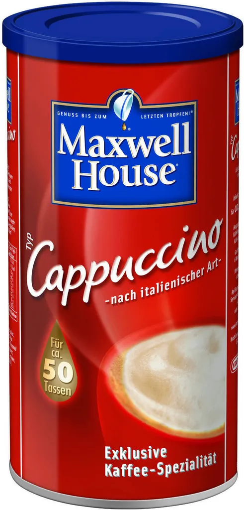 MAXWELL HOUSE Typ Cappuccino Löslicher Kaffee 3 X 500 G Instantkaffee – Bild 2