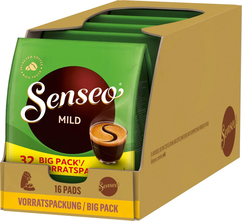 SENSEO Pads Mild Senseopads 5 X 32 Getränke Vorteilspack