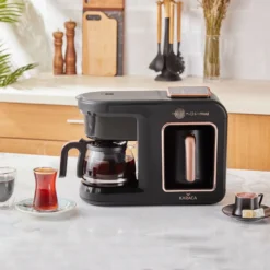 Karaca Hatır Plus Mod 5 In 1 Tee- Und Kaffeemaschine Schwarz/Kupfer