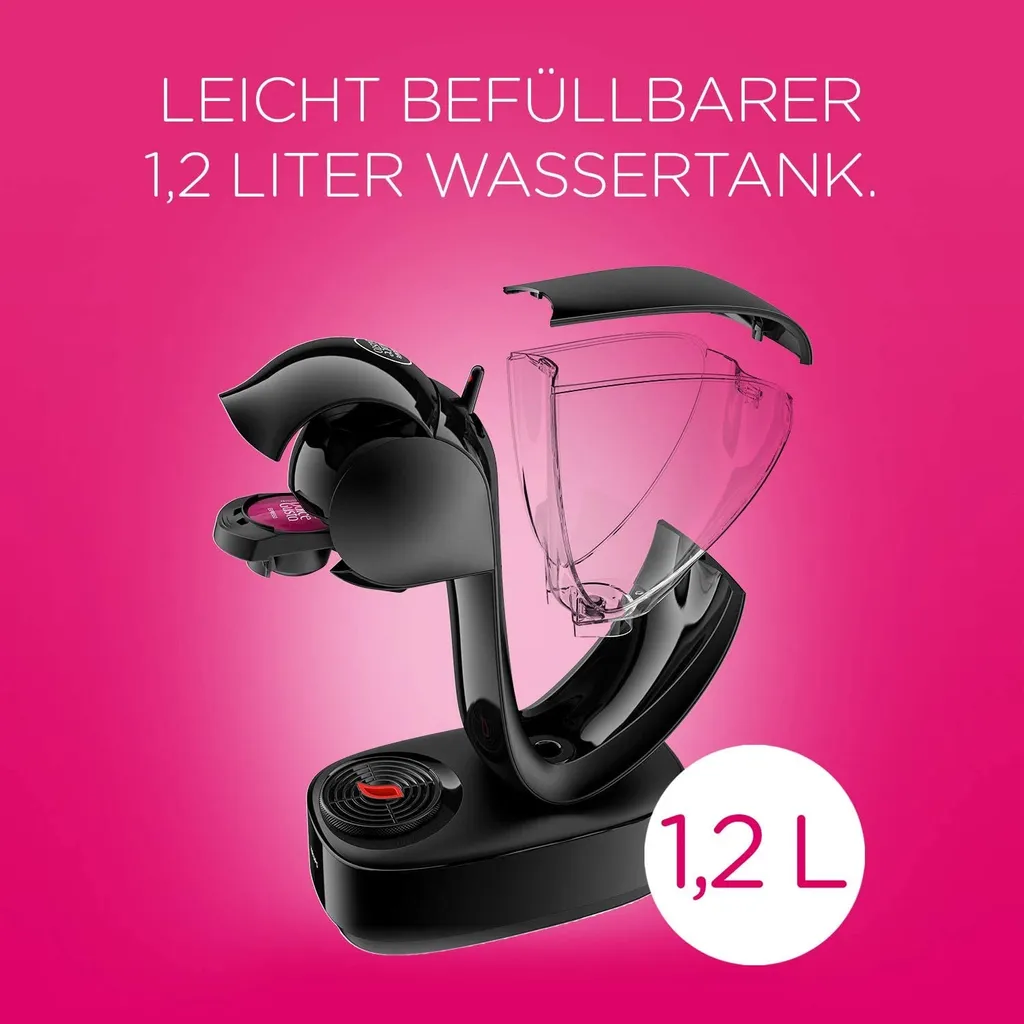 Krups Espressomaschine NESCAFÉ® DOLCE GUSTO® Infinissima KP1708, Schwarz – Bild 8