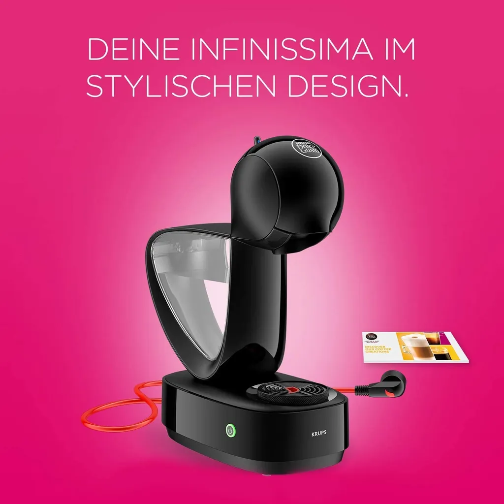 Krups Espressomaschine NESCAFÉ® DOLCE GUSTO® Infinissima KP1708, Schwarz – Bild 12