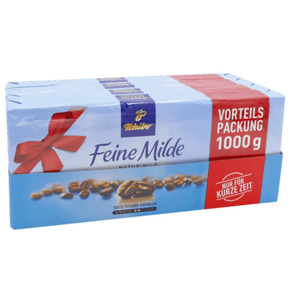 Tchibo - Feine Milde Gemahlener Kaffee Vorteilspackung - 4x 1 Kg