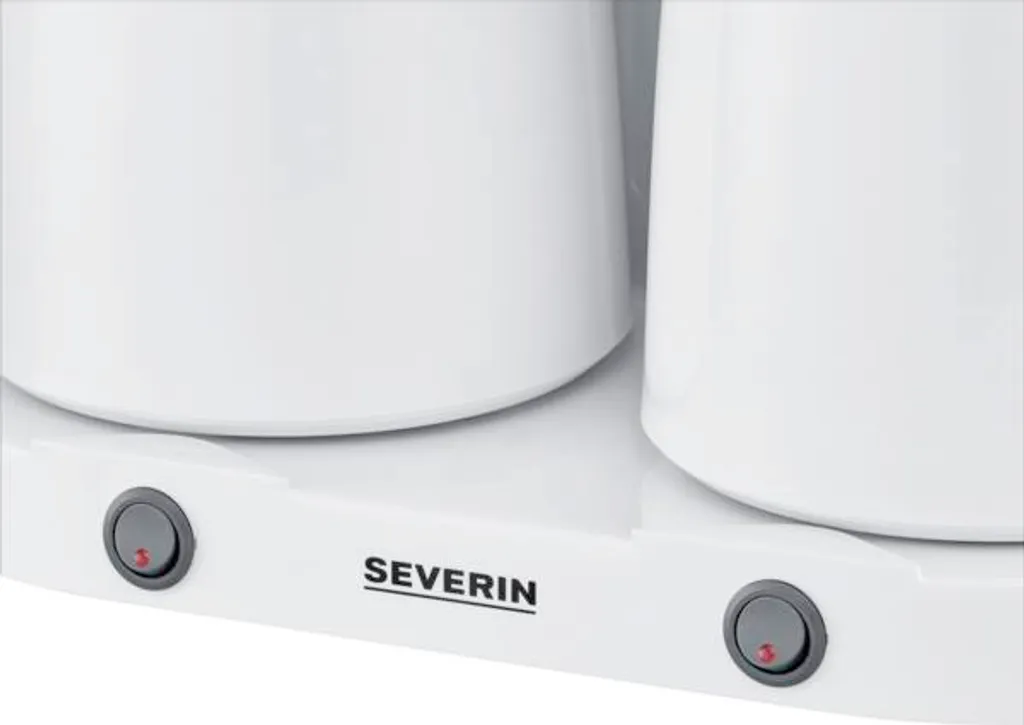 SEVERIN Duo-Filterkaffeemaschine KA 5830 Weiß – Bild 8