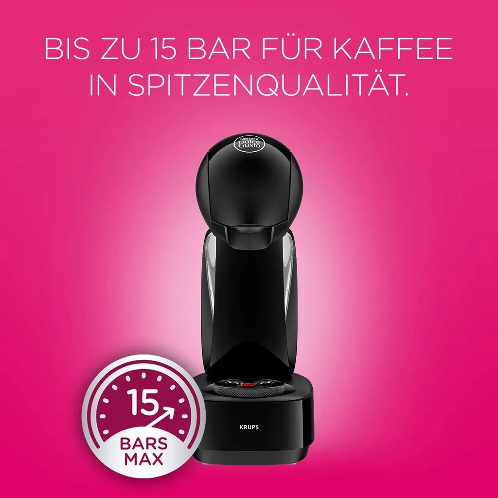 Krups Espressomaschine NESCAFÉ® DOLCE GUSTO® Infinissima KP1708, Schwarz – Bild 9