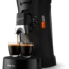 Philips Senseo® Select Kaffee Pad Maschine, 3 Kaffeespezialitäten, Kaffeestärkewahl Plus, Crema Plus, Schwarz (CSA240/20)