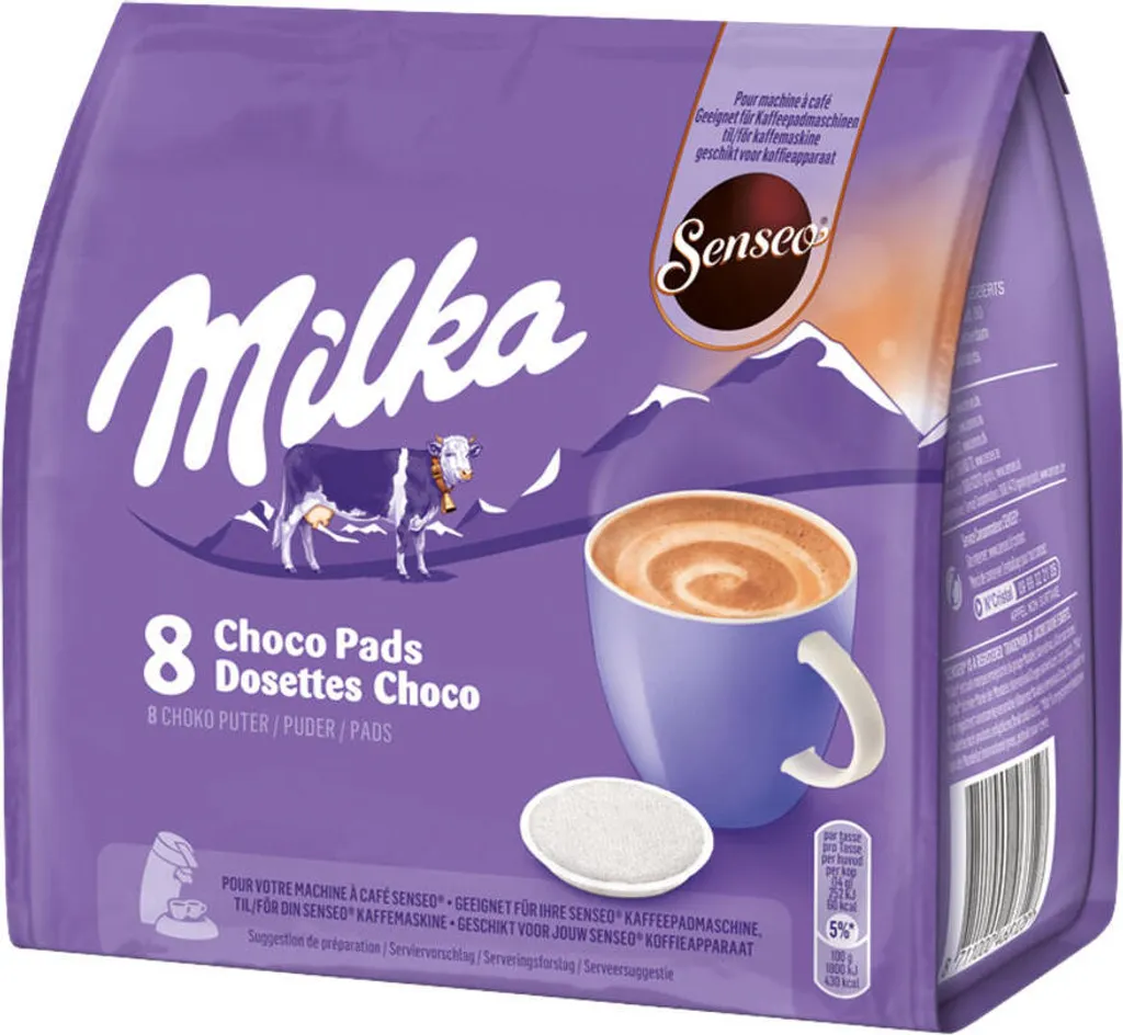 SENSEO Pads Milka Senseopads 80 Getränke Kakaogetränk Kakao-Pads Schoko Softpads – Bild 2
