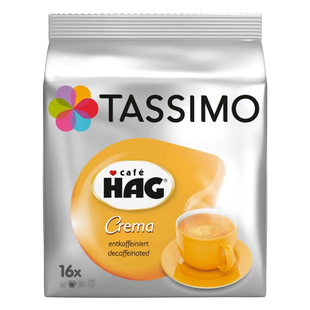 TASSIMO Café HAG Entkoffeiniert 5er Pack T Discs Kaffee Kapseln 5 X 16 Getränke – Bild 7