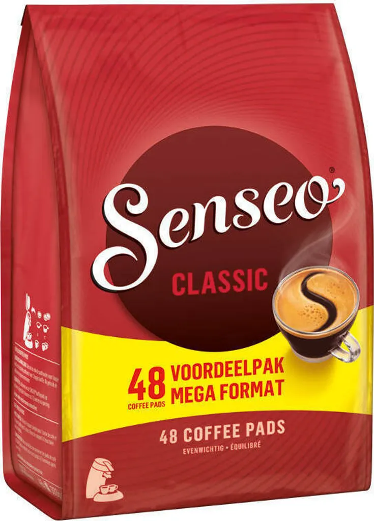 SENSEO Kaffeepads Classic Senseopads 48 Getränke Pads XXL Vorratspackung – Bild 2