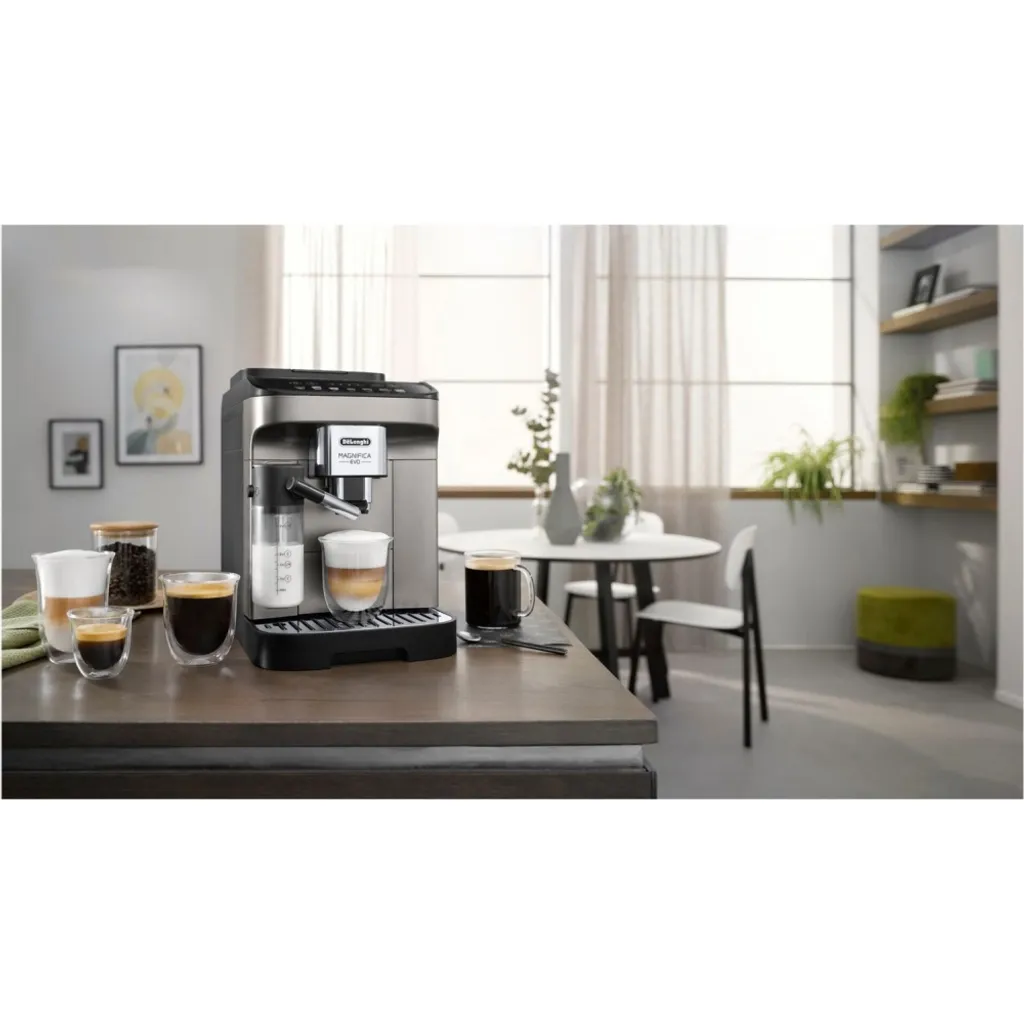 De'Longhi DeLonghi ECAM 290.81.TB Magnifica Evo Milk - Kaffee-Vollautomat - Titanium/schwarz â Bild 5