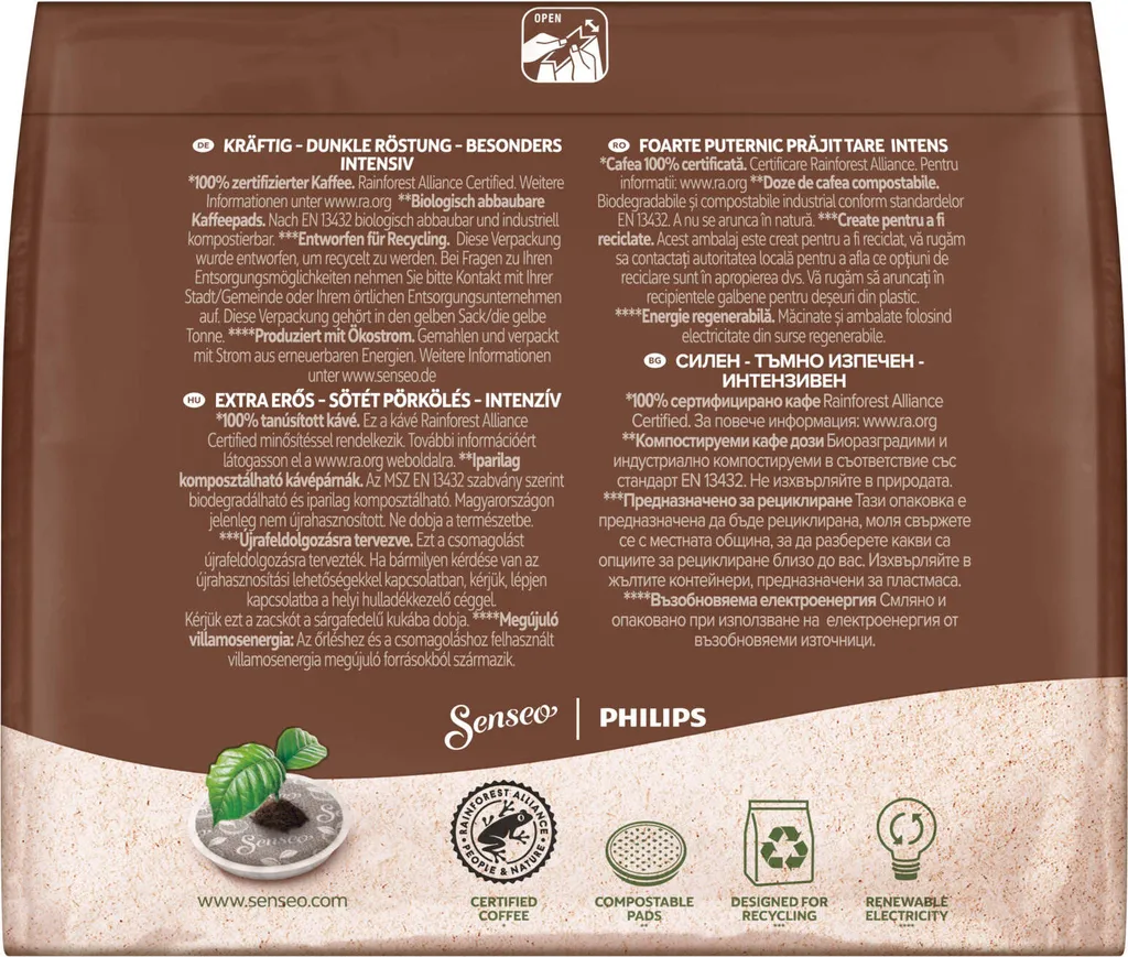 SENSEO Pads Extra Strong Senseopads 160 Getränke Kaffeepads – Bild 5