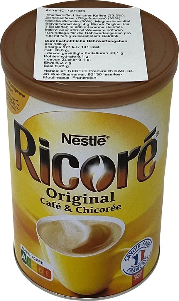 Nestle Ricore L'instant Douceur Instant Kaffee Mit Extrakten Aus Der Zichorie Wurzel 260 Gramm – Bild 2