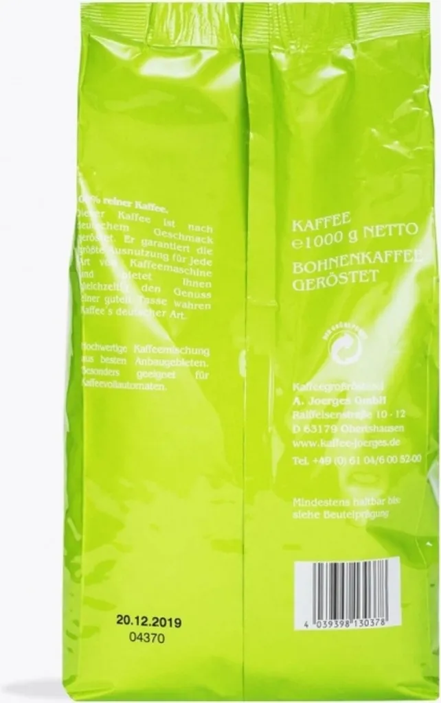 Joerges Gorilla Kaffeehaus Kaffeebohnen 1kg â Bild 4