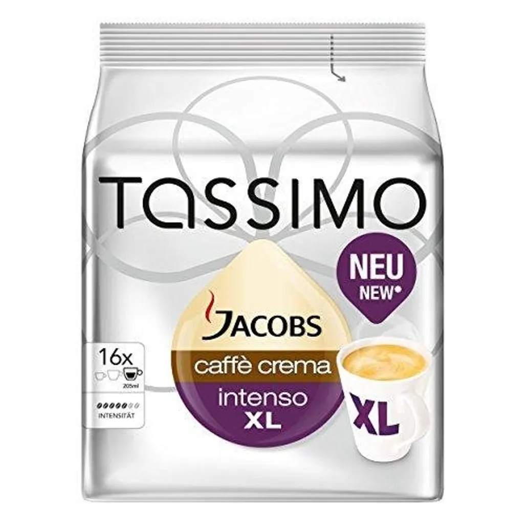 Tassimo Jacobs Caffè Crema Intenso XL | 16 T Discs, Kaffeekapseln – Bild 5