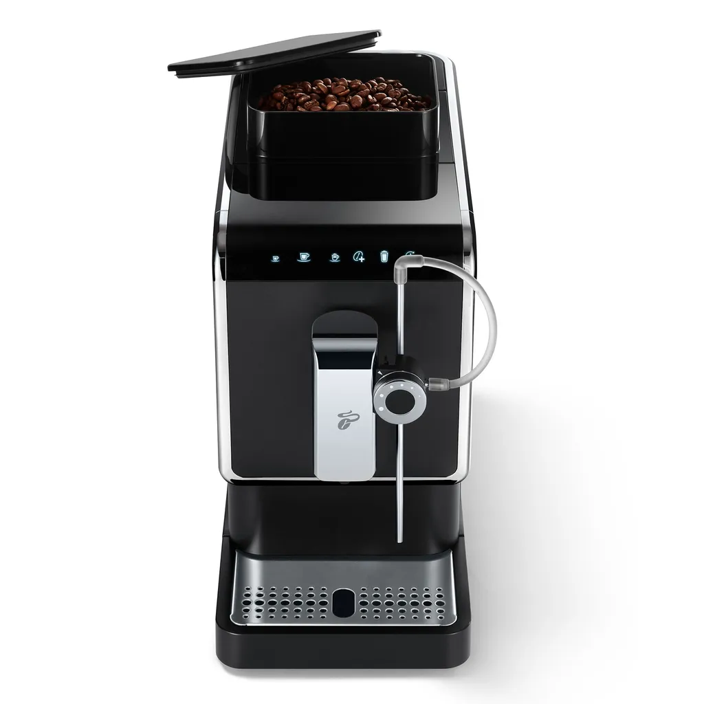 Tchibo Kaffeevollautomat Esperto Pro Mit One Touch Funktion Für Caffè Crema, Espresso, Cappuccino Und Milchschaum, Anthrazit – Bild 4