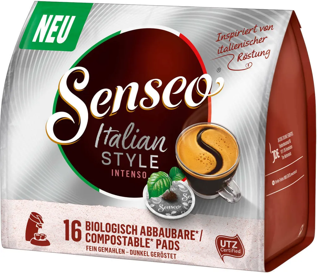 SENSEO Pads Italian Style Senseopads UTZ 80 Getränke Kaffeepads – Bild 4