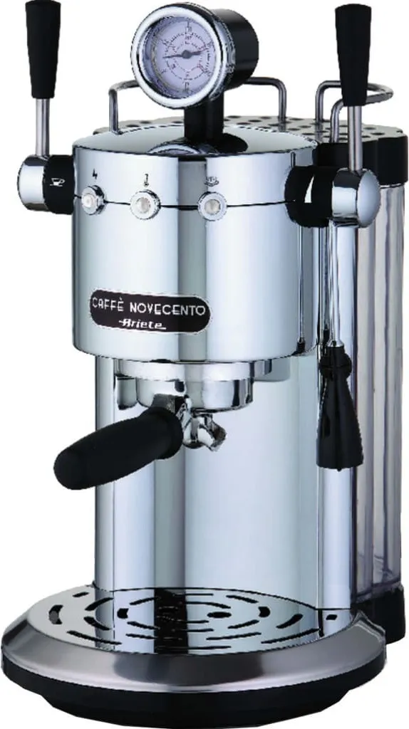 Ariete Espressomaschine Caffe Novecento 1105 W Silbern – Bild 3