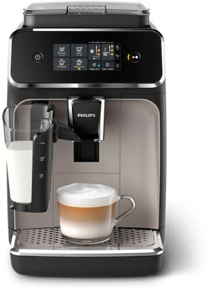 PHILIPS CAFT2235 / 40 / PHI - Automatische Espressomaschine Mit Mahlwerk - 3 Getränke - LatteGo - Touchscreen - Zinkbraun – Bild 5