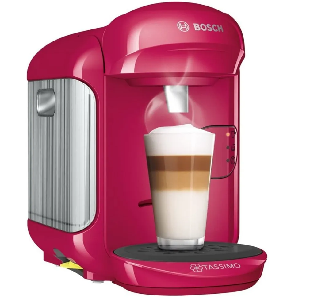 Bosch Tassimo Vivy2 Kapselmaschine TAS1401, Kompaktes Design, Vollautomatisch, Geeignet Für Alle Tassen - Pink – Bild 3