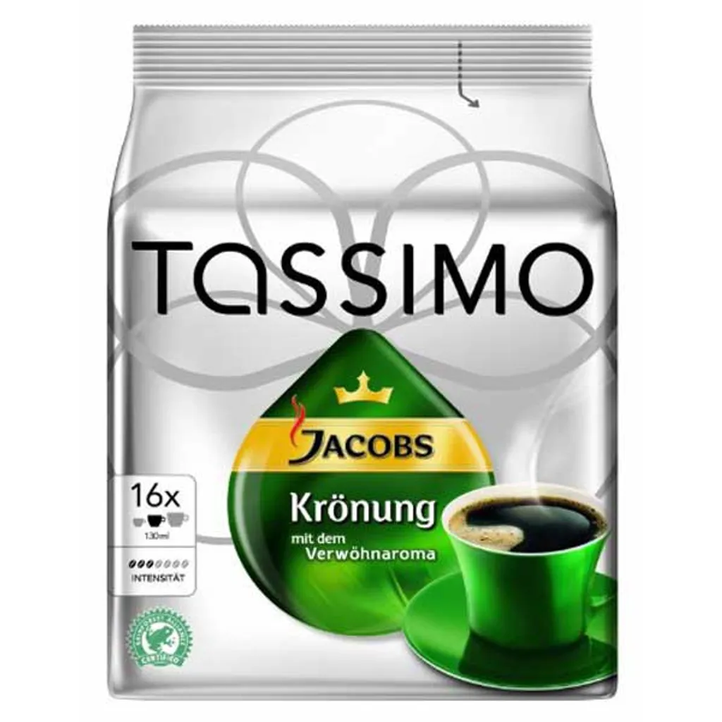 Tassimo Jacobs Krönung Mit Dem Verwöhnaroma | 16 T Discs, Kaffeekapseln – Bild 5