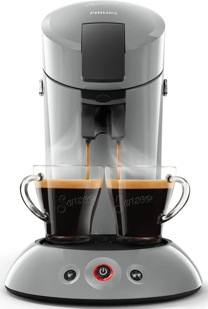 Philips Senseo Kaffeepadmaschine HD 6553/70 Original, Farbe Hellgrau – Bild 6