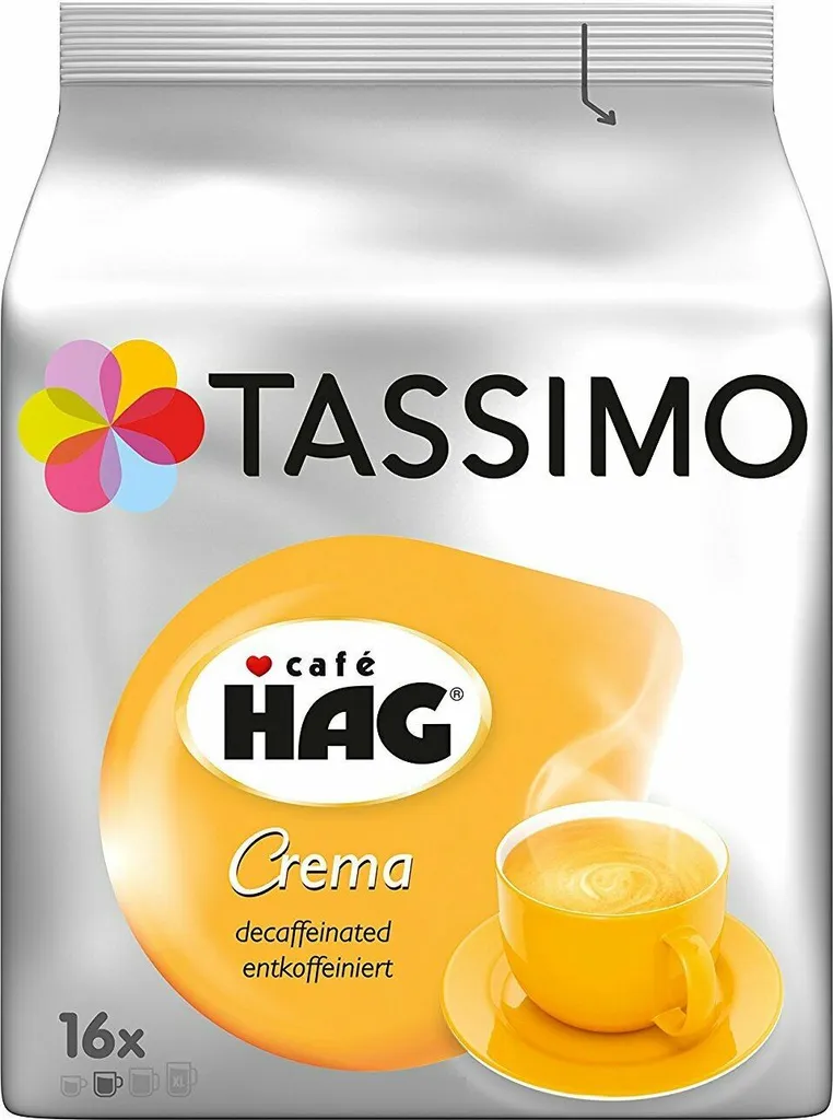TASSIMO Kapseln Jacobs Krönung XL + Café Hag Entkoffeiniert Je 3x16 Getränke – Bild 4
