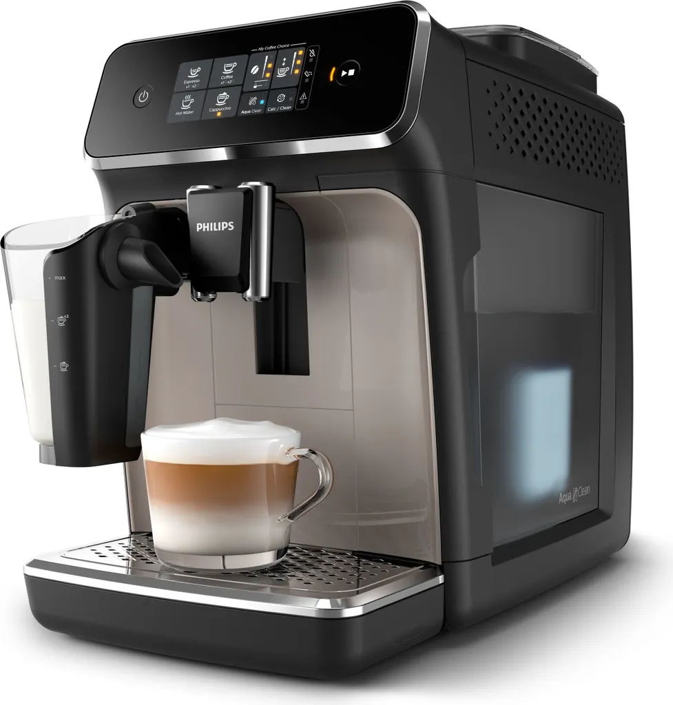 PHILIPS CAFT2235 / 40 / PHI - Automatische Espressomaschine Mit Mahlwerk - 3 Getränke - LatteGo - Touchscreen - Zinkbraun – Bild 4