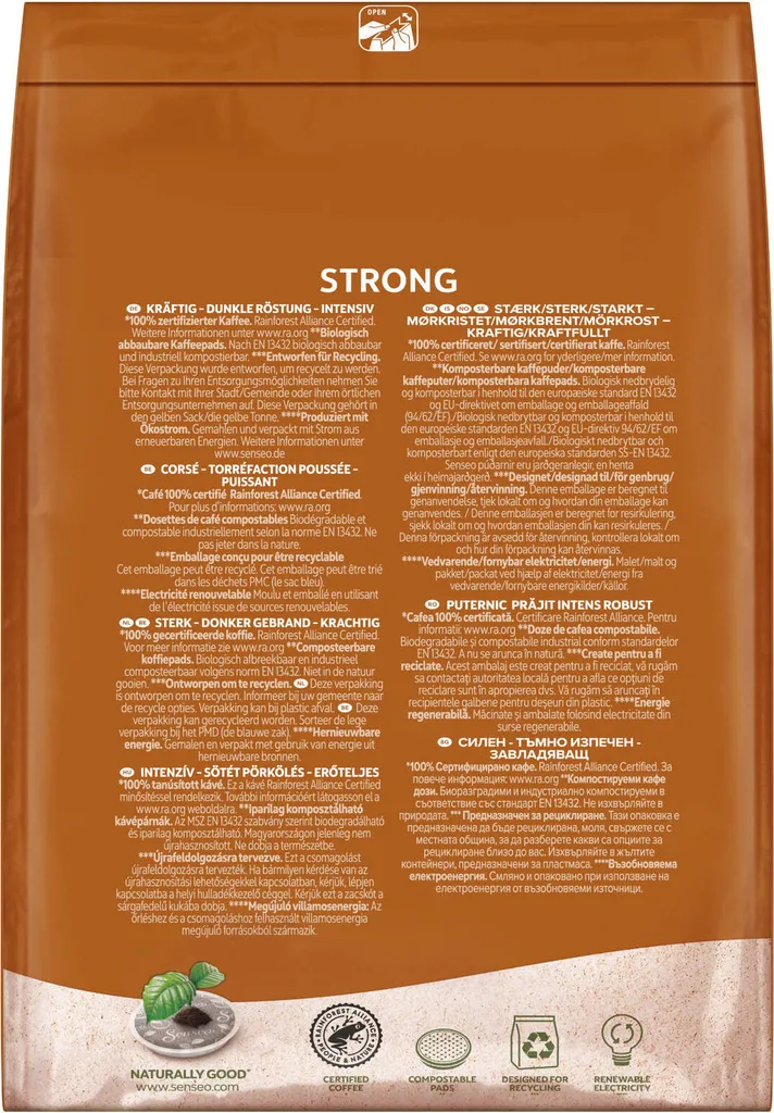 SENSEO Pads Strong 480 Kaffeepapds XXL Paket - 10 X 48 Getränke – Bild 5